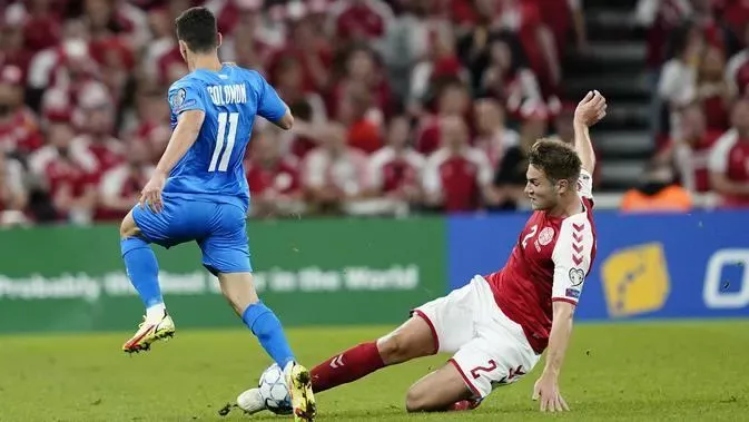 Полузащитник Шахтера Соломон получил низкую оценку от WhoScored после разгрома 0:5 от Дании