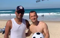  Экс-футболисты Динамо встретились на отдыхе в Бразилии (Фото)