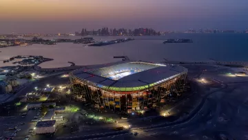Катар закончил строительство последней арены для ЧМ-2022, она построена из морских контейнеров и имеет цифровое название
