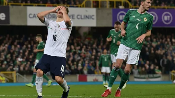 Видеообзор матча Северная Ирландия — Италия — 0:0: чемпионы Европы заняли второе место и рискуют пролететь мимо Катара