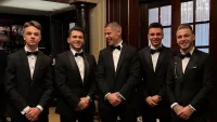 Трое футболистов Динамо спели популярную песню из телесериала «Бригада» на свадьбе у защитника киевлян Попова