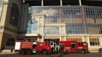 Стадион «Черноморец» в Одессе загорелся в день матча сборной Украины против Болгарии: видео пожара