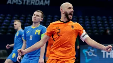 Сборная Украины по футзалу стартовала на Евро-2022 с поражения Нидерландам, выигрывая по ходу матча