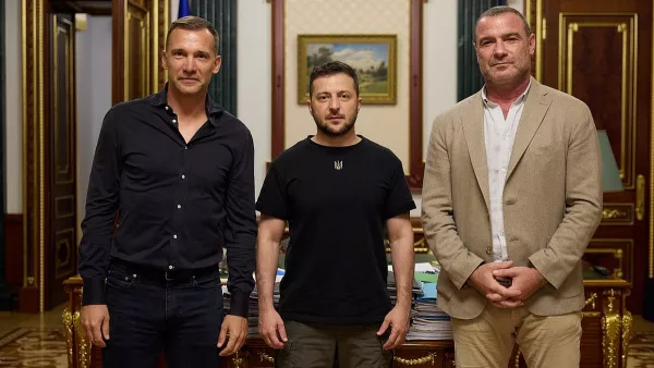 Шевченко встретился с Зеленским и голливудским актером: что обсуждал тренер с президентом и звездой шоу-биза