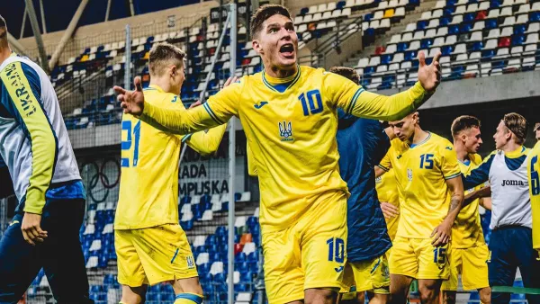 «Мы сделали это»: видео эмоций игроков молодежной сборной Украины из раздевалки после выхода на Евро