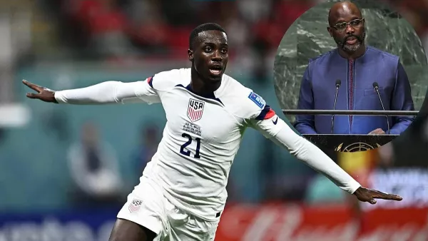 Сын президента Либерии забил дебютный гол на чемпионате мира: его отец является обладателем «Золотого мяча»