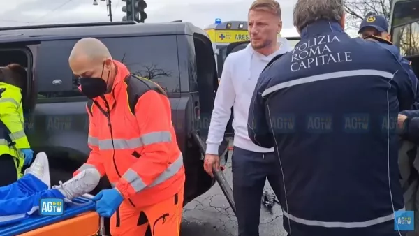Капитан Лацио попал в страшное ДТП с участием трамвая, известно состояние футболиста: видео последствий