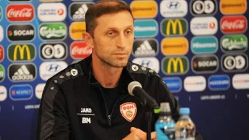 «Будет отличаться от спарринга с Германией»: тренер македонцев рассказал, в чем главная сила команды Реброва 