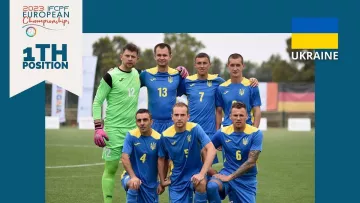 Сборная Украины среди футболистов с ДЦП стала чемпионом Европы: в финале наша команда одолела Англию