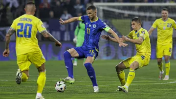 «Мы сыграли один из наших лучших матчей»: Джеко высказался о поражении боснийцев от сборной Украины