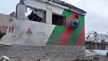 В результате ракетного обстрела страной-террористом поврежден стадион украинского клуба: фото разрушений
