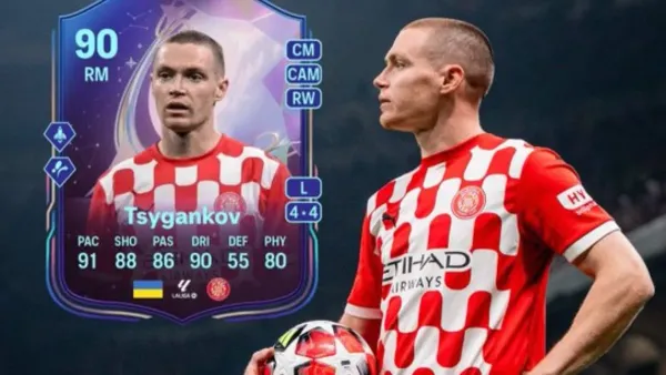 Цыганков получил особую карточку в EA Sports FC 25: характеристики украинца в футбольном симуляторе впечатляют