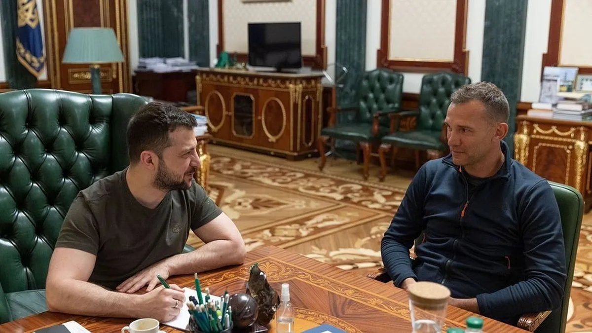 Зеленский провел разговор с Инфантино и Шевченко: президент Украины сообщил подробности