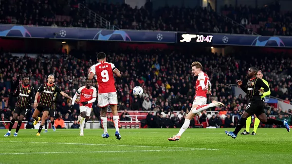 Арсенал вышел в плей-офф Лиги чемпионов с первого места: команда Зинченко взяла убедительный реванш у Ланса