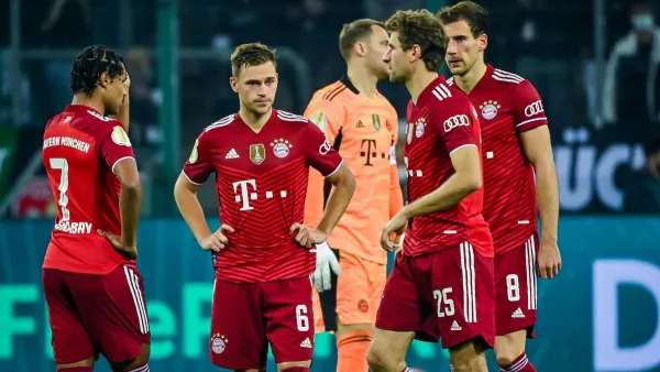 Скандальная победа Баварии: матч с Фрайбургом был остановлен на несколько минут из-за 12 игроков мюнхенцев на поле