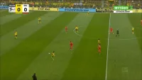 Хватило на 13 минут: в России прервали трансляцию матча немецкой Бундеслиги из-за акции в поддержку Украины