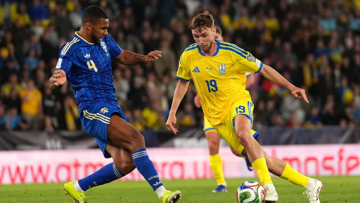 Сборная Украины проиграла Швеции: известны все финалисты плей-офф отбора на чемпионат мира-2026