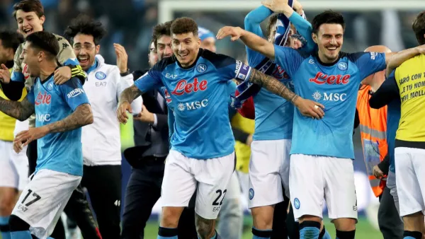 Самый ранний чемпион сезона среди топ-лиг: Наполи официально стал победителем Серии А впервые за 33 года