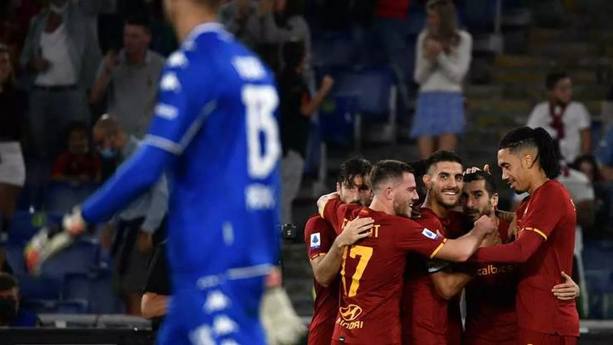 Videoobzor Matcha Roma Empoli 2 0 Mhitaryan Golom I Assistom Prines Uverennuyu Pobedu Volkam Fanday