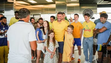 Одноклубники Кривцова по Интеру Майами оригинально поздравили семью украинца с переездом в США: фото момента