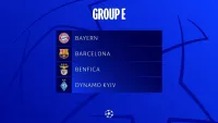 Турнирная таблица группы E: унизительные поражения Динамо и Барселоны от Баварии и Бенфики 