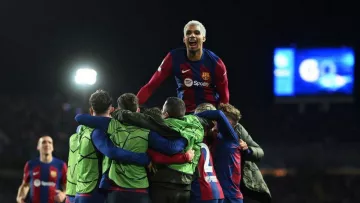 Впервые с 2020 года: Барселона на своем поле обыграла Наполи и вышла в четвертьфинал Лиги чемпионов