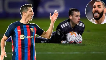 Левандовски против Лунина: аналитики назвали фаворита матча Реал – Барселона и наиболее вероятного автора гола