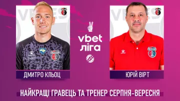 Верес на вершине: в УПЛ назвали лучшего игрока и тренера по итогам августа-сентября