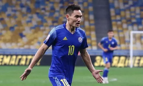 Хавбек сборной Казахстана после гола в ворота Украины заинтересовал клуб УПЛ
