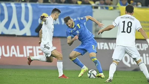 Украинские болельщики определили лучшего футболиста матча Украина – Босния и Герцеговина