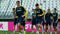 Отъезд двух игроков и возвращение Соболя: сборная Украины провела тренировку на стадионе ЛКС в Лодзе перед матчем с Арменией