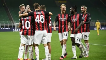 Милан с трудом прошёл Црвену Звезду и вышел в 1/8 Лиги Европы. ВИДЕО