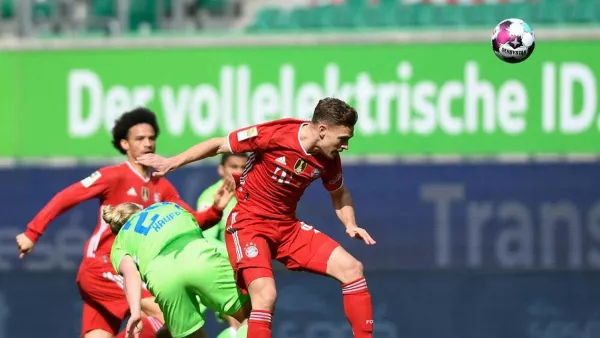 Бавария в седьмой раз подряд обыграла Вольфсбург и оторвалась от Лейпцига на семь очков (Видео)