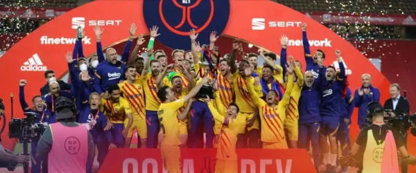Барселона завоевала рекордный 31-й Кубок Испании, Атлетик проиграл второй финал за две недели (Видео)