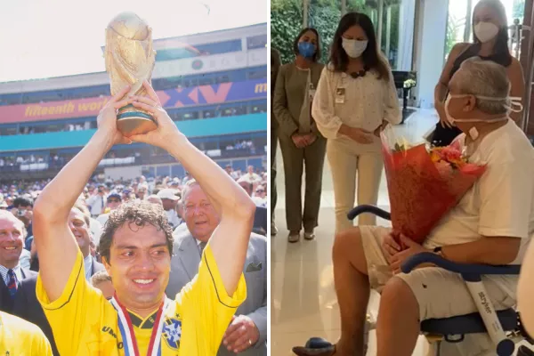 Легенда сборной Бразилии покинул больницу в инвалидном кресле после коронавируса