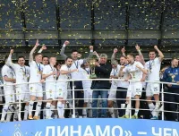Динамо отпраздновало завоевание 16-го чемпионского титула (Видео)
