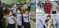 Супруга полузащитника Шахтёра застряла в аэропорту вместе с 17 чемоданами и детьми. ФОТО