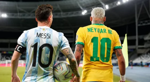 Экс-дуэт Барселоны: Месси и Неймар названы лучшими игроками Кубка Америки