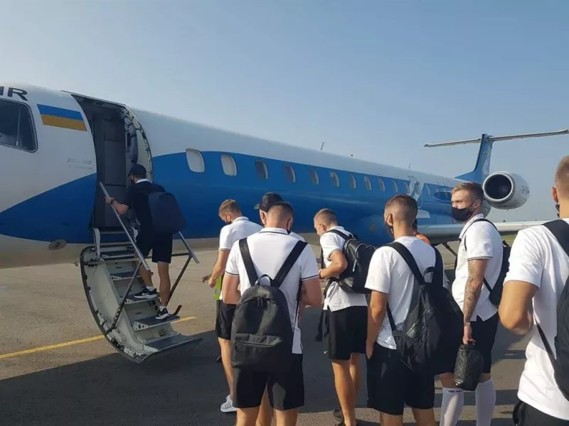 Заря вылетела в Вену на матч с Рапидом в плей-офф раунде квалификации Лиги Европы