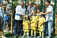 «Будем помогать строить такие площадки в каждом городе, селе, дворе»: президент УАФ Павелко поддержит постройку футбольных площадок в будущем