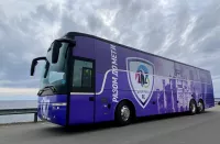 Черкасский футбольный клуб показал новый автобус стоимостью 130 тысяч евро (Видео)