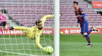 Барселона дома проиграла Сельте несмотря на гол Месси и выбыла из чемпионской гонки (Видео)