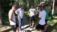 Шевченко посетил тренировку Шахтера перед матчем с Монако