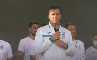 Шевченко после прилета сборной Украины в Киев: «Мы видели и чувствовали поддержку болельщиков»