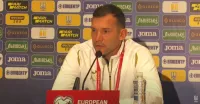 Шевченко: «Решение по выбору вратаря Украины на матч с Финляндией будет принято вечером»