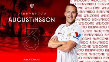 Севилья объявила о подписании игрока сборной Швеции Аугустинссона